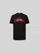 Dsquared2 T-Shirt mit Label-Print in Black, Größe L