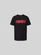 Dsquared2 T-Shirt mit Label-Print in Black, Größe L