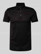 Emporio Armani Regular Fit Poloshirt mit Label-Detail in Black, Größe ...