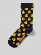 Happy Socks Socken mit elastischem Rippenbündchen Modell 'Rubber Duck'...