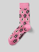 Happy Socks Socken mit Motiv-Print Modell 'Teddy Bear' in Rosa, Größe ...