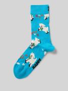 Happy Socks Socken mit Motiv-Print Modell 'Lamb' in Blau, Größe 36-40