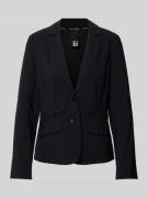 Marc Cain Blazer mit Reißverschlusstaschen in Black, Größe 34