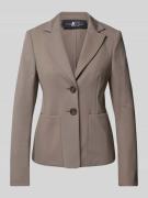 Luisa Cerano Blazer mit Reverskragen in Taupe, Größe 44