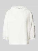 OPUS Sweatshirt mit 3/4-Arm Modell 'Gujork' in Offwhite, Größe 38