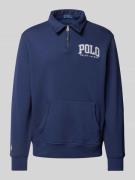 POLO RALPH LAUREN Sweatshirt mit Känguru-Tasche in Marine, Größe L