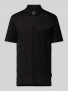 BOSS Poloshirt mit kurzer Knopfleiste Modell 'Parlay' in Black, Größe ...