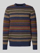 Barbour Strickpullover mit Rundhalsausschnitt Modell 'Case Fairisle' i...