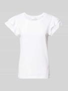 Selected Femme T-Shirt mit Rundhalsausschnitt Modell 'CAMILA' in Weiss...