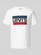 Levi's® T-Shirt mit Label-Print in Weiss, Größe L