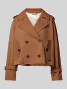 Weekend Max Mara Jacke mit Reverskragen Modell 'OPOSSUM' in Schoko, Gr...