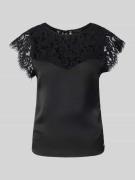 Guess Bluse mit Ausbrenner-Effekt Modell 'MARIE' in Black, Größe L