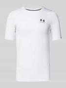 Under Armour T-Shirt mit Label-Print in Weiss, Größe M