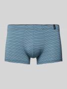 Schiesser Trunks mit elastischem Bund Modell 'Long Life Soft' in Blau,...