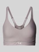 Under Armour Sport-BH mit Logo-Print Modell 'Infinity' in Taupe, Größe...