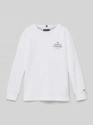 Tommy Hilfiger Teens Longsleeve mit Rundhalsausschnitt in Weiss, Größe...