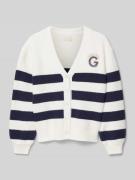 Guess Cardigan mit Knopfleiste in Offwhite, Größe 116