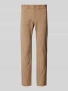 BOSS Slim Fit Chino im 5-Pocket-Design Modell 'Delaware' in Beige, Grö...