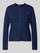 Polo Ralph Lauren Cardigan mit Druckknopfverschluss in Marine, Größe S