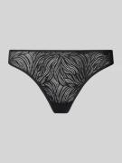 Calvin Klein Underwear String mit semitransparentem Design in Black, G...