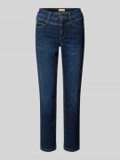 Cambio Straight Fit Jeans mit Ziernähten Modell 'POSH' in Dunkelblau, ...