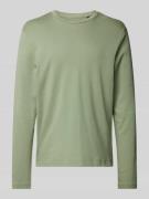 Christian Berg Men Longsleeve mit geripptem Rundhalsausschnitt in Schi...