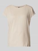 Vero Moda Top mit Rundhalsausschnitt Modell 'LAVA' in Beige, Größe L