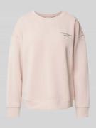 Jake*s Collection Sweatshirt mit Statement-Detail in Rose, Größe 42