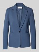 Jake*s Collection Blazer mit Leistentaschen in Rauchblau, Größe 32