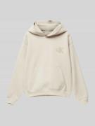 Calvin Klein Jeans Hoodie mit Känguru-Tasche in Beige, Größe 128