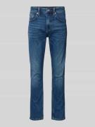 s.Oliver BLACK LABEL Tapered Leg High-Waist-Jeans mit Kontrastnähten M...