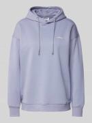 Jake*s Casual Oversized Hoodie mit Label-Print in Lavender, Größe L