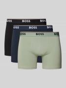 BOSS Boxershorts mit elastischem Logo-Bund im 3er-Pack in Mint, Größe ...