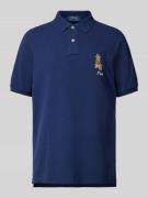 POLO RALPH LAUREN Poloshirt mit Logo-Stitching in Marine, Größe L