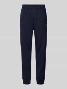 CHAMPION Regular Fit Sweatpants mit Logo-Stitching in Marine, Größe L