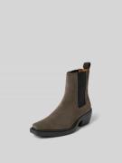 Copenhagen Chelsea Boots mit elastischen Einsätzen in Mittelbraun, Grö...