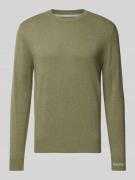 Pepe Jeans Strickpullover mit Rundhalsausschnitt Modell 'Andre' in Oli...