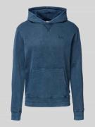 Pepe Jeans Hoodie mit Label-Stitching Modell 'Silverton' in Dunkelblau...