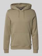 Dickies Hoodie mit Label-Patch Modell 'OAKPORT' in Khaki, Größe L