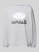 miss goodlife Sweatshirt mit Statement-Print Modell 'Double namaste' i...