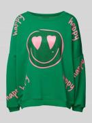 miss goodlife Sweatshirt mit Motiv-Print Modell 'Happy Heart Face' in ...