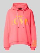 miss goodlife Hoodie mit Statement-Print Modell 'True Love' in Pink, G...