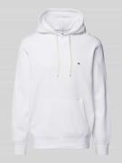 Tommy Hilfiger Loose Fit Hoodie mit Kapuze in Weiss, Größe L