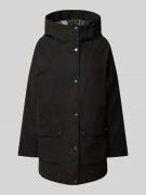 Barbour Jacke mit Kapuze Modell 'BEADNELL' in Black, Größe 40