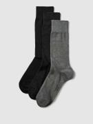 Falke Socken mit Label-Detail im 3er-Pack Modell 'FALKE HAPPY' in Blac...