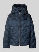 Marc O'Polo Relaxed Fit Steppjacke im Cape-Stil in Marine, Größe 36