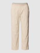 TONI Regular Fit Jogpants in verkürztem Schnitt Modell 'SUE' in Beige,...