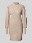 Only Strickkleid mit Turtleneck Modell 'KATIA' in Beige Melange, Größe...