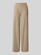 JAKE*S STUDIO WOMAN Straight Fit Stoffhose mit Strukturmuster in Beige...