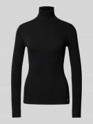 Calvin Klein Jeans Longsleeve mit Rollkragen in Black, Größe L